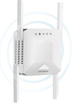 Dailygoods® Wifi versterker - Repeater - 1200 Mbps - Wifi versterker stopcontact - wit