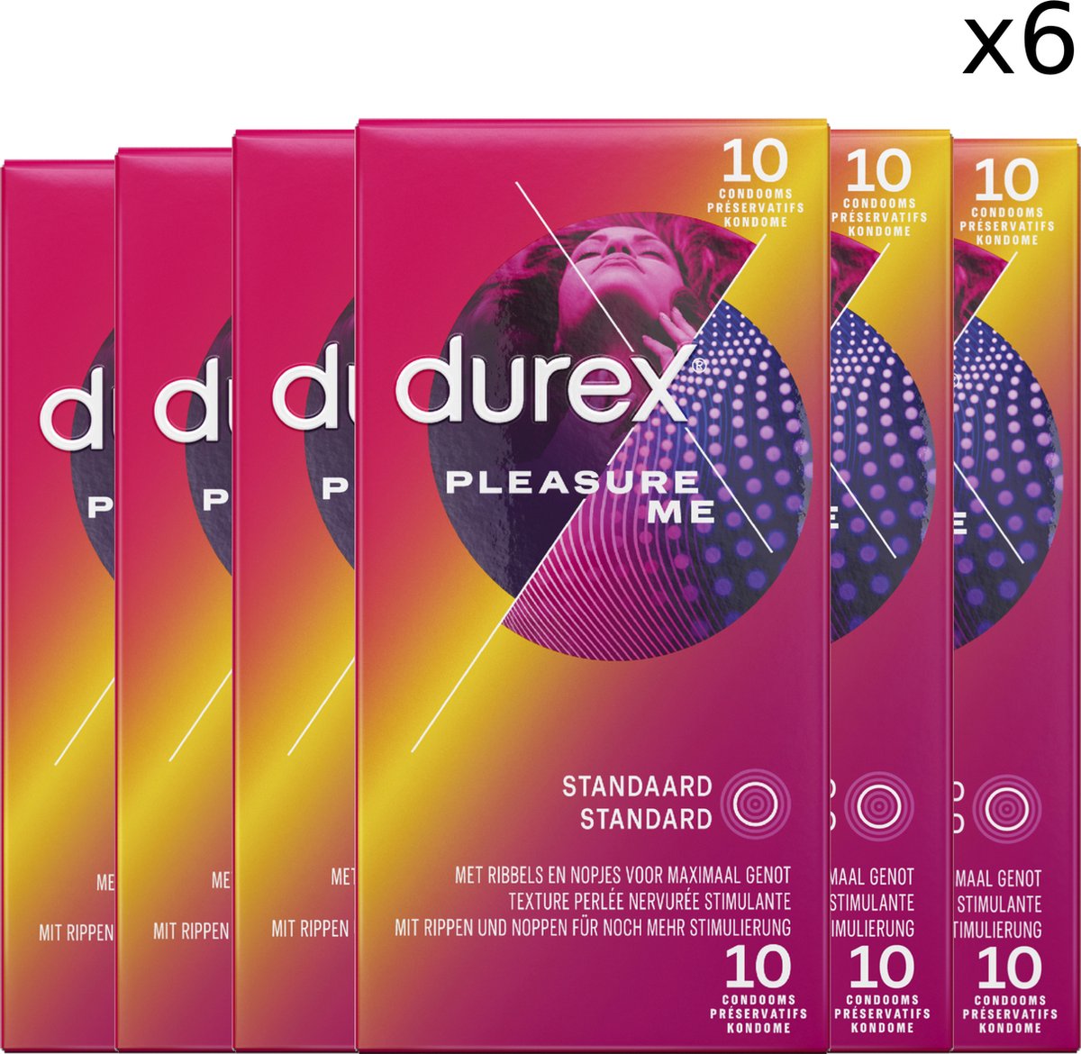 Durex Condooms Pleasure Me 10st x6