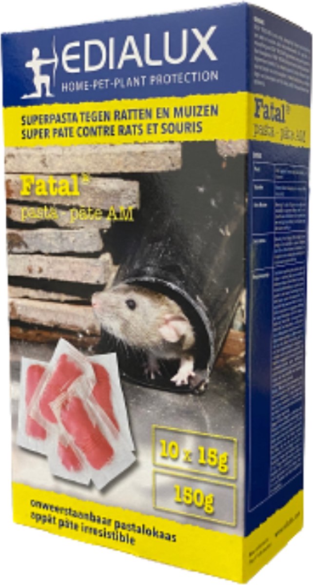 Pâtes fortes anti-rats et souris, EDN