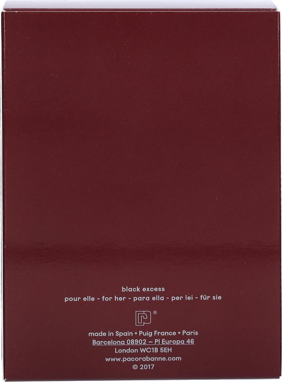 Paco Rabanne Black XS for Her 80 ml Eau de Parfum - Damesparfum