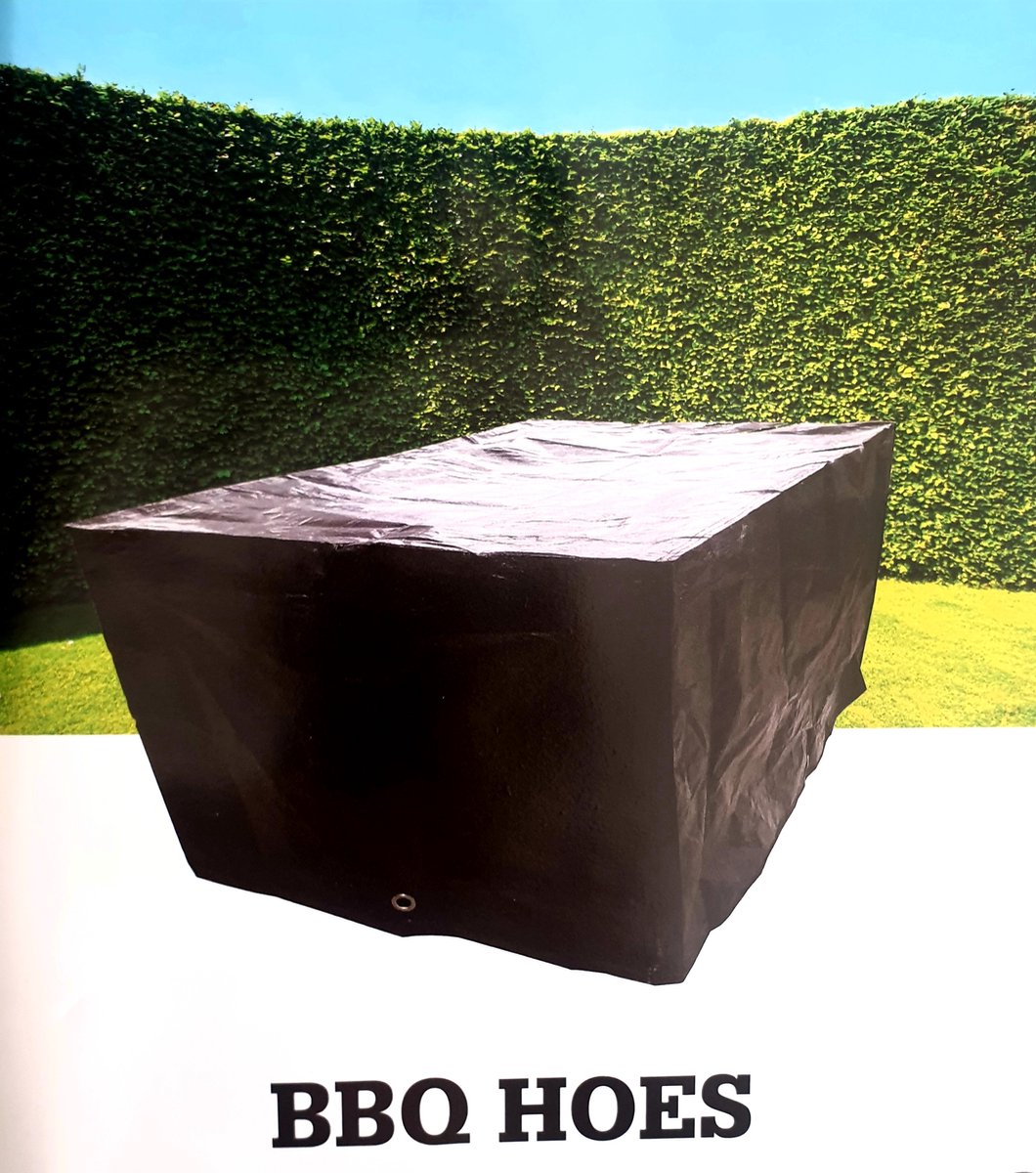 Hoes voor Barbeque - Zwart - Vierkant - 88 x 52 x 52 cm
