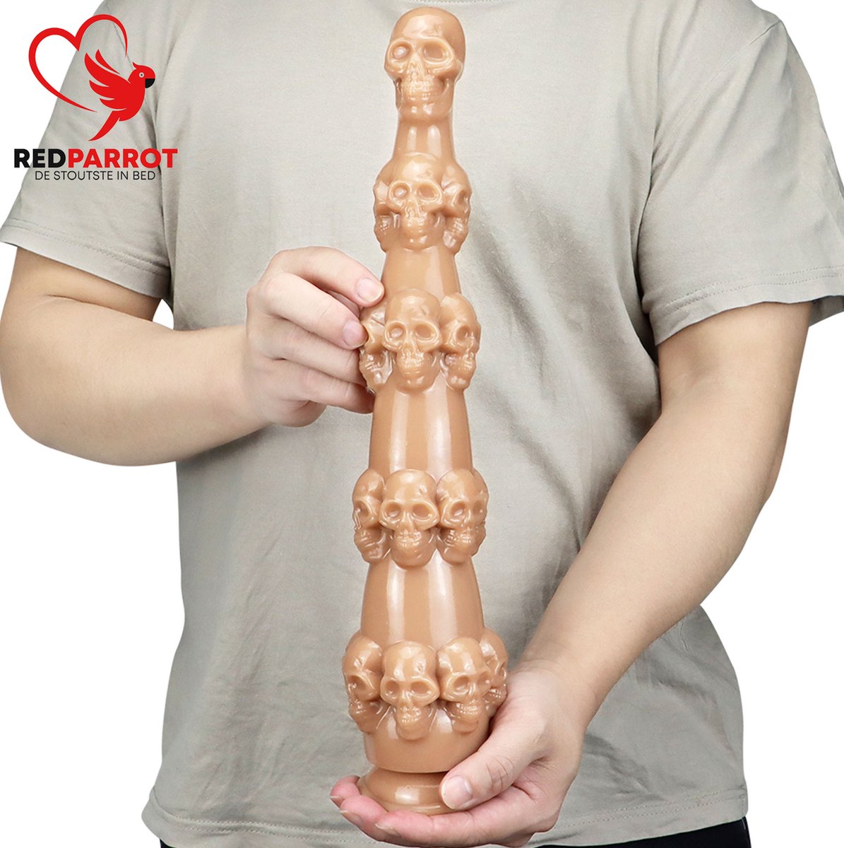 Mega Dildo Skull | Anale dilator | XXL Buttplug | Extra stimulatie | 37CM |  Extreme... | bol