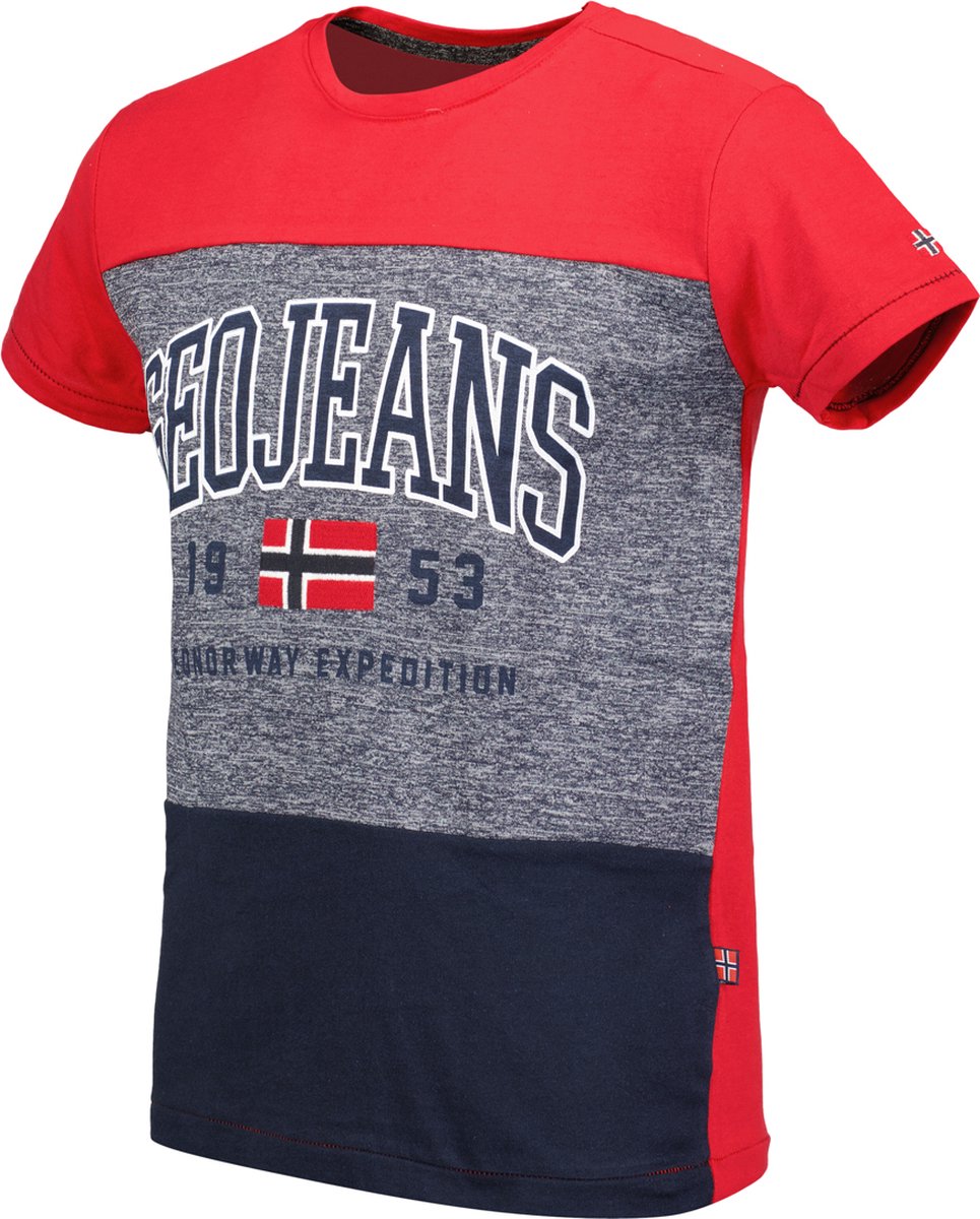 Geographical Norway T-shirt maniche corte Jopograph Uomo (Grigio chiar