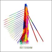 Rotterdam poster | Erasmusbrug | Pop art poster | 30x30