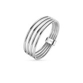 Twice As Nice Ring in zilver, 4 rijen  56