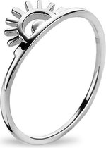 Twice As Nice Ring in zilver, halve zon  54