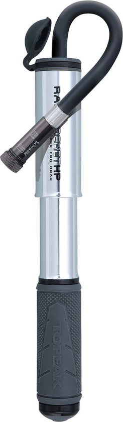 Mini Pompe à Vélo Raleigh - Double Valve Schrader & Presta - Longueur 30,5 Cm - Plastique Noir