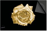 Inductie beschermer 60x60 - afdekplaat inductie mat - Dietrix Kookplaat beschermer - Base - Black en Gold - Gouden Roos