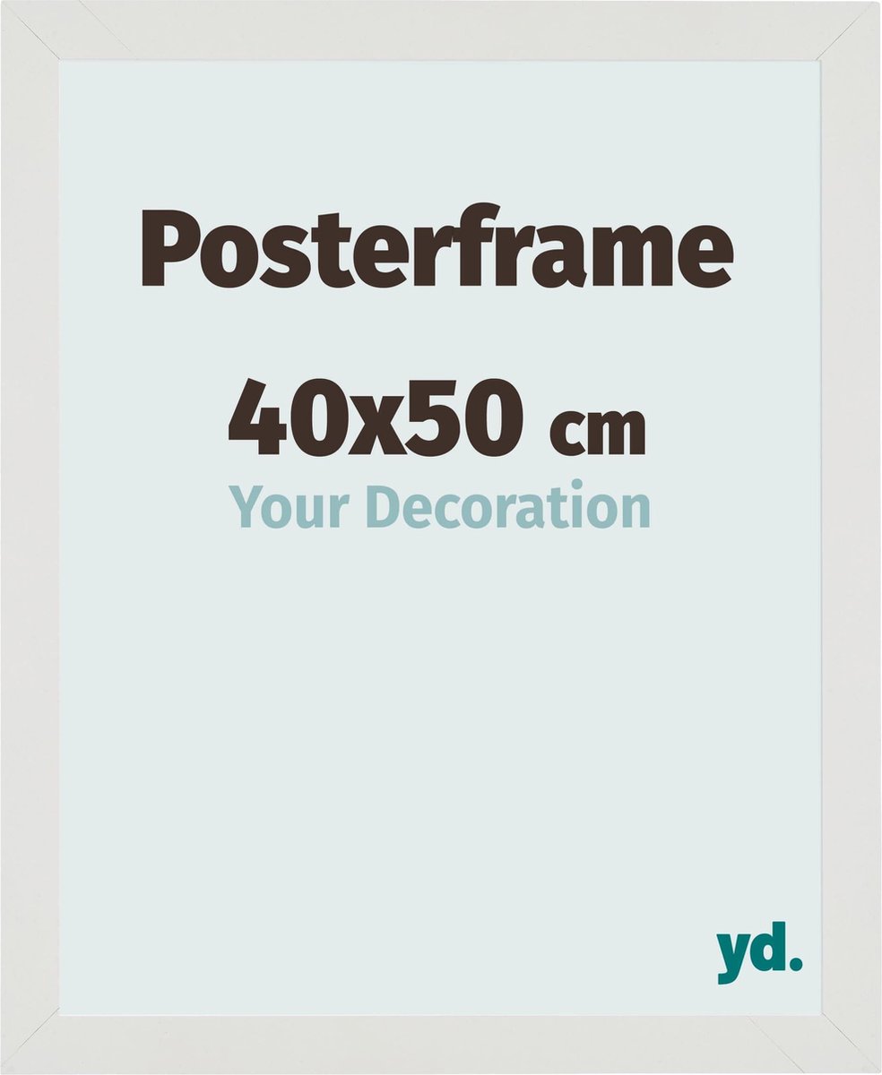 yd. Your Decoration - Posterlijst 40x50 cm - MDF - Wit Mat - Parma