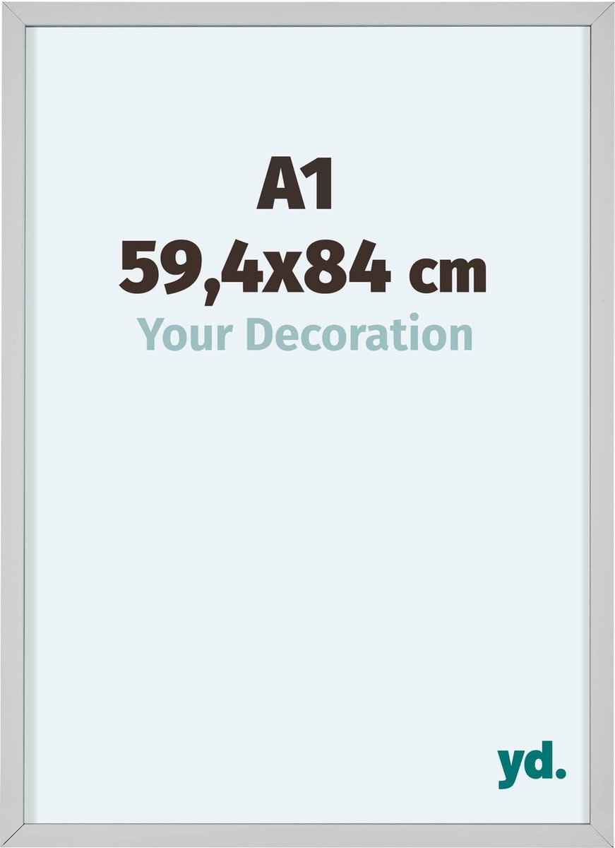 yd. Your Decoration - Fotolijst A1 59,4x84 cm - Aluminium - Wit - Virginia