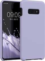 kwmobile telefoonhoesje geschikt voor Samsung Galaxy S10e - Hoesje met siliconen coating - Smartphone case in lavendel