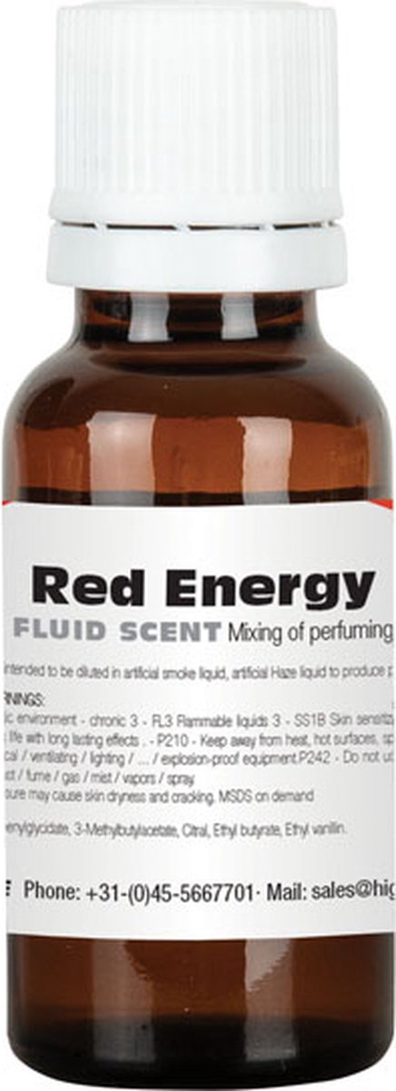 Rookvloeistof mix parfum Red Energy 20ml