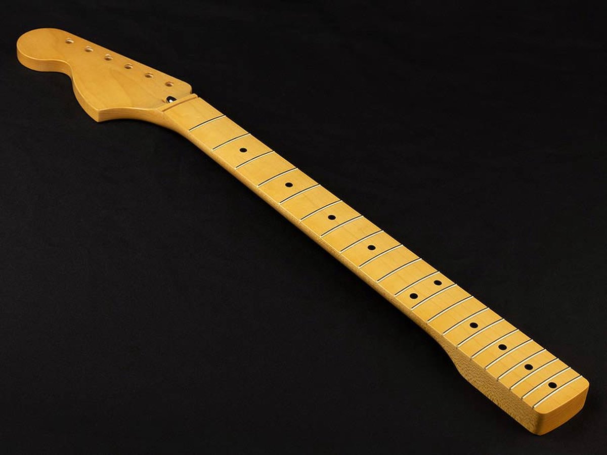 Allparts LMFL – Linkshandige Stratocaster® hals met large CBS-headstock, esdoorn, 7,25 radius