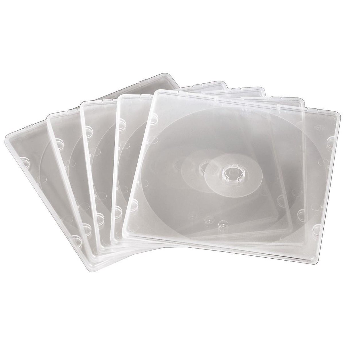 Hama CD slim box PP 20-pack transparant