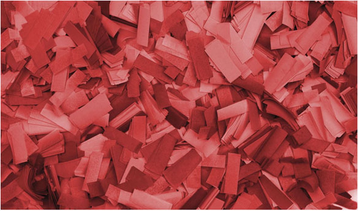 Showtec Showtec Rechthoekige rode confetti (vuurbestendig), 1 kg Home entertainment - Accessoires