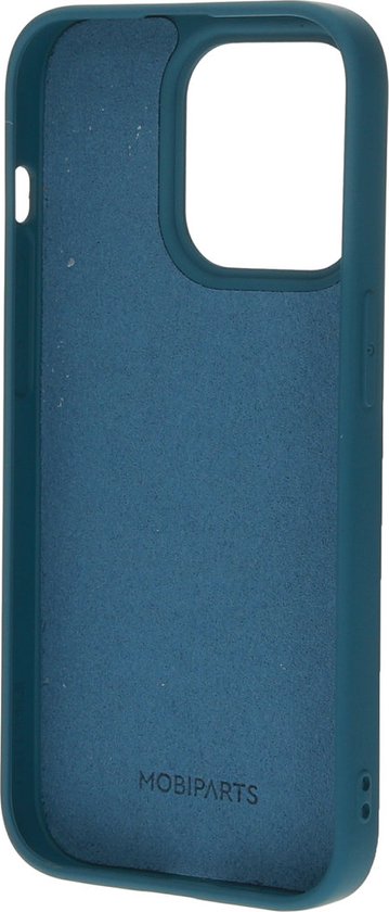 Mobiparts Coque en Siliconen Apple iPhone 14 Pro Blueberry Blauw Case