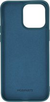 Mobiparts Coque en Siliconen Apple iPhone 14 Pro Max Blueberry Blauw Case