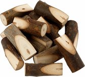 Boomstam - Hout -kleur - 2,5-3,5x8cm - x Stuks