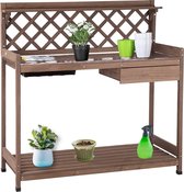 Table de MaxxGarden - table de plantes - table de travail de jardin 110x50x114cm