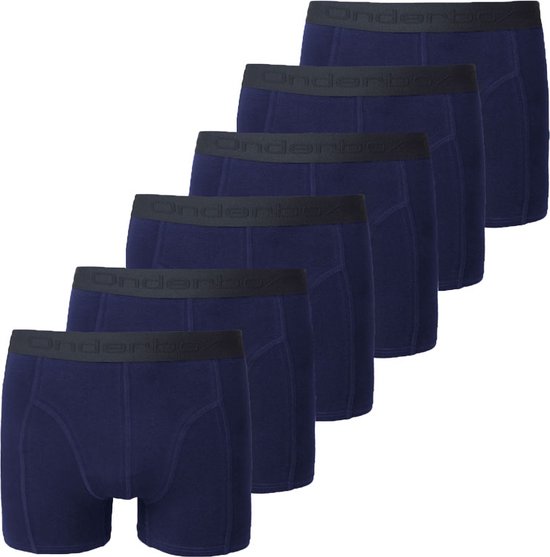 Onderbox Boxershorts 6-pack blauw L