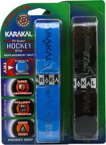 karakal grips - 2 stuks - zwart en blauw