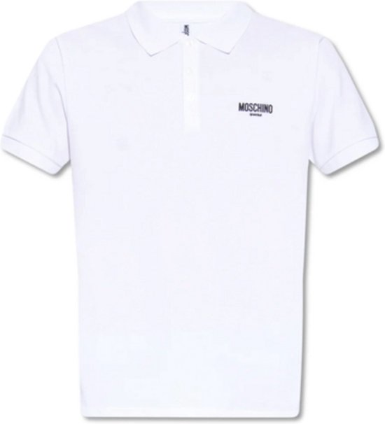 MOSCHINO - Vintage Polo - Wit - Heren - M