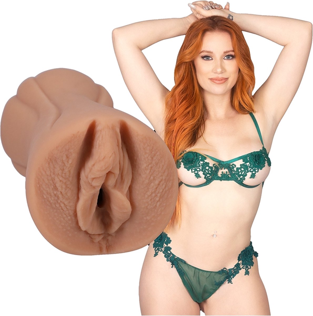 Goedkoopste Doc Johnson 5510-39-BX - Madison Morgan - ULTRASKYN - Pocket Pussy - Vanilla