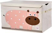 3 Sprouts - Toy Chest - Pink Hippo