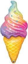 Grote folie ballon IJsje - ballon - ijsje - folie ballon - decoratie - ice cream