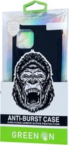 Gorilla - Telefoonhoesje - IPhone 12 Pro Max - Anti Barsten - Zwart