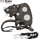 Ram Target Rat Schietkaart 14x14 cm 50 stuks