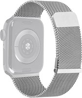 RVS | Milanese Smartwatch Band | Geschikt Voor Apple Watch | Stalen Magnetische Horlogeband | Stalen Bandvervanging van Roestvrij staal | Horlogeband Accessoires | Geschikt Voor Apple Watch | 42mm / 44mm / 45mm | Zilver
