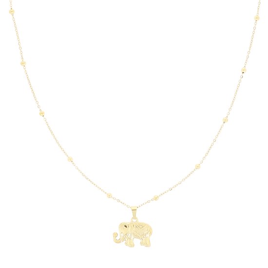 Bijoux OOZOO - Collier en or avec breloque éléphant - SN-2025