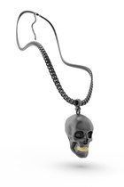 Collier Metalmorphose Sur Shirt Skull