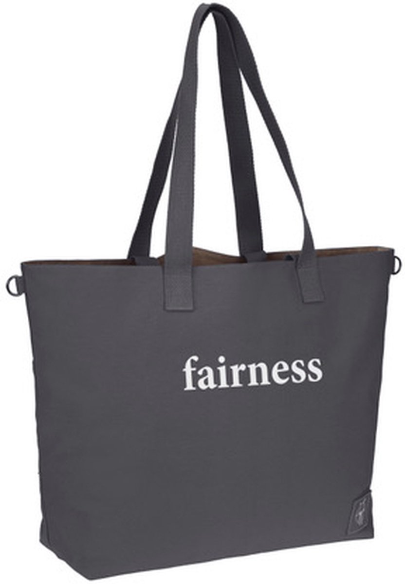 Lässig - Greenlabel Cotton - Shopper - Statement Antraciet