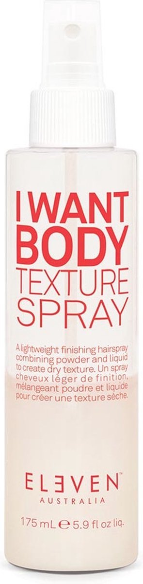 ELEVEN Australia I Want Body texture haarspray 175 ml