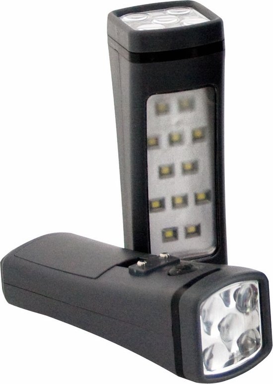 Eurotrail Campinglamp Multi Light Oplaadbaar - 500L - Antraciet/Groen van Eurotrail — afbeelding 3