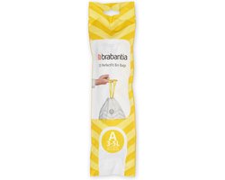 Brabantia PerfectFit Afvalzak met trekbandsluiting - 3-5 l - Code A - 20 stuks
