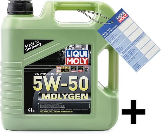 4L Molygen 5W-50 Liqui Moly 2543 A4/B4 / MB 229.1 / VW