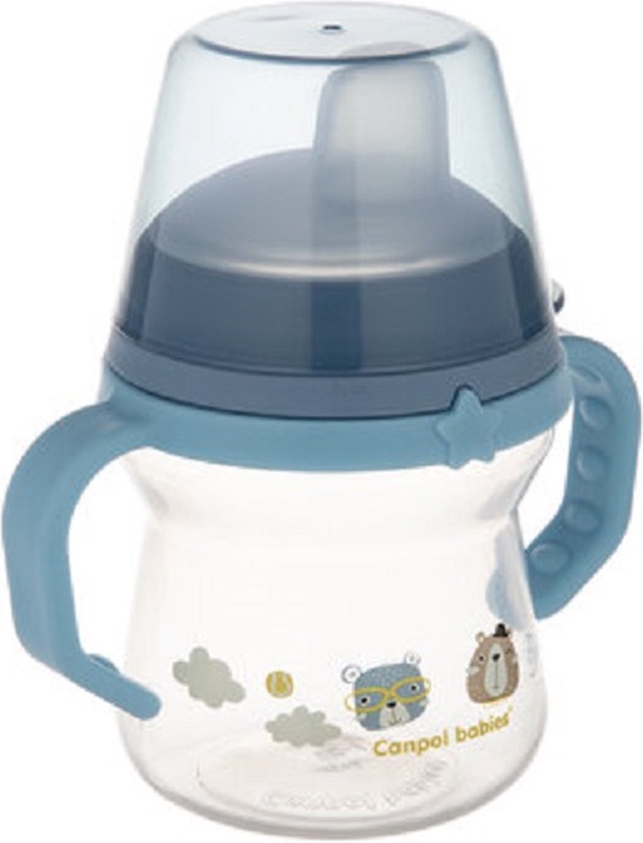Goedkoopste Canpol Babies | BONJOUR PARIS | babybeker met siliconen tuit | First Cup | 150ml | 6 m 150 ml