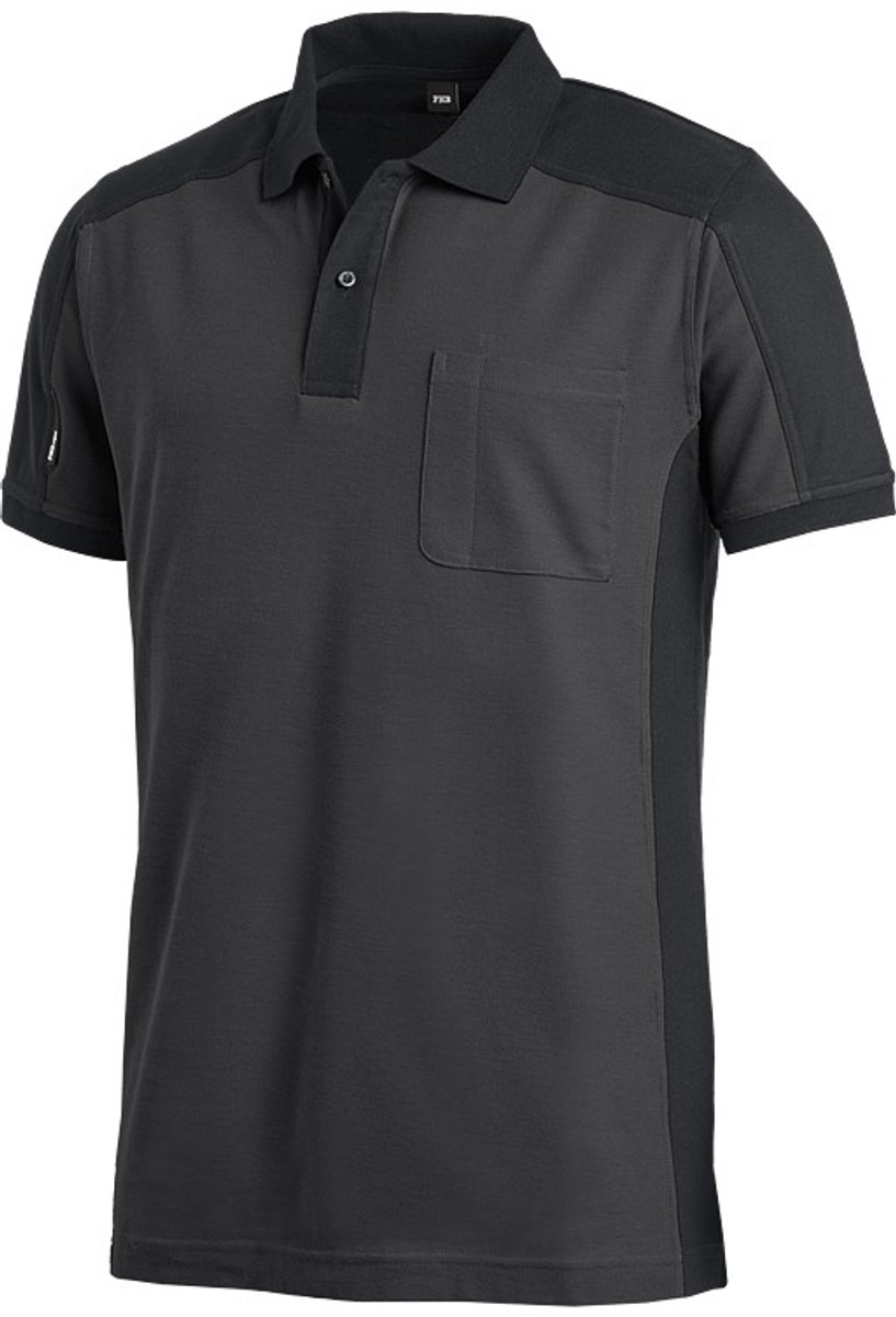 FHB KONRAD Poloshirt 91490 - Antraciet-Zwart - 3XL