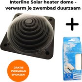 Interline Solar heater bol 5L - Zwembad verwarming solar - Geschikt voor zwembaden tot 7000L - Meerdere aansluiten voor groter zwembad