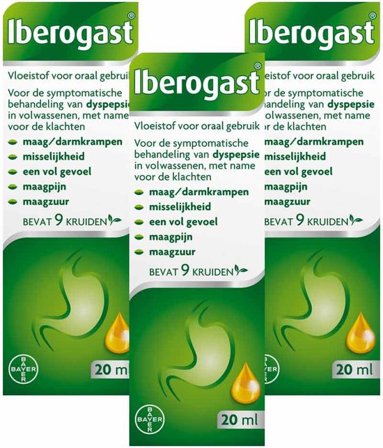 Foto: Iberogast druppels 3 x 20 ml