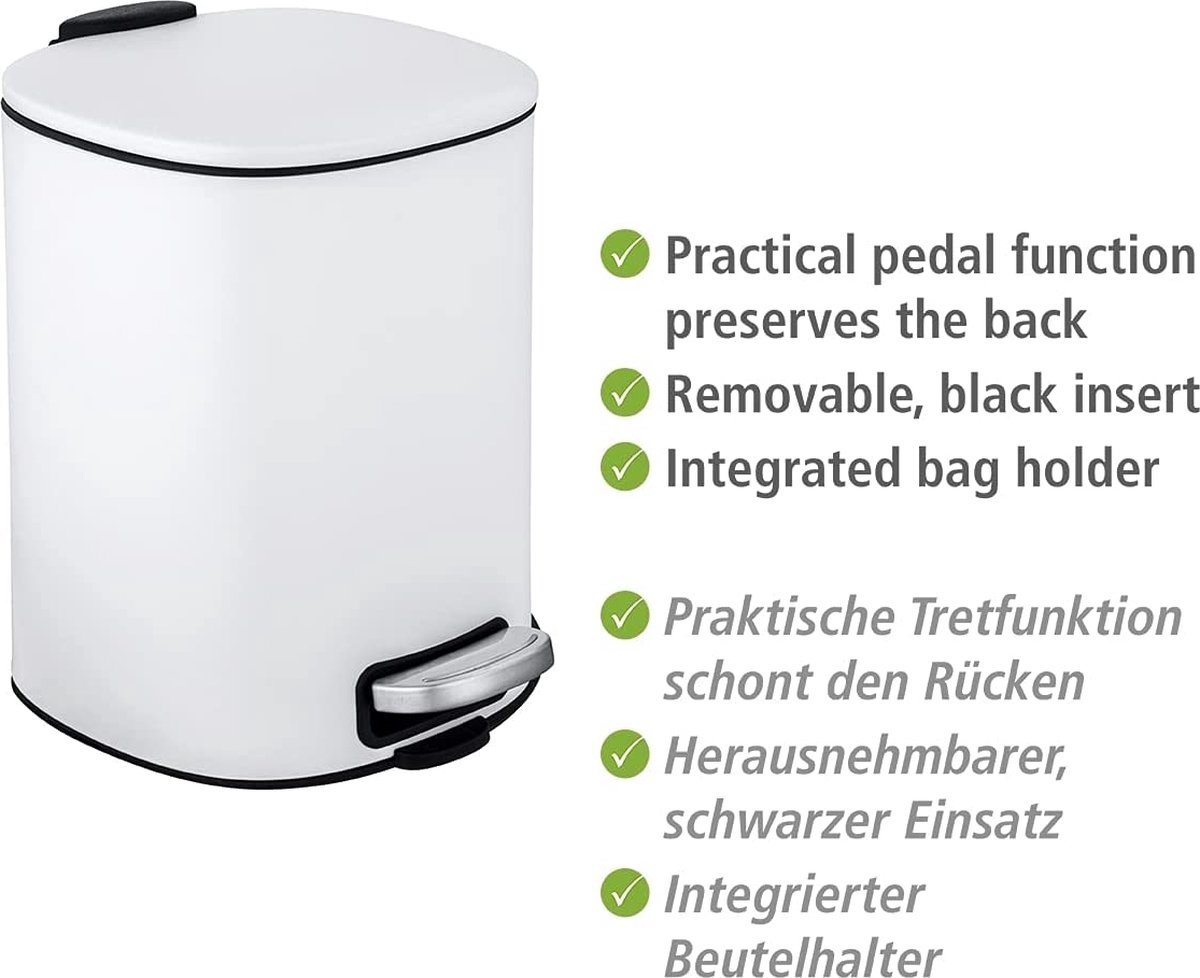 Trendy Afvalemmer voor Badkamer 7,5 L van Hout Trendy Afvalemmer voor Badkamer 7,5 L van Hout