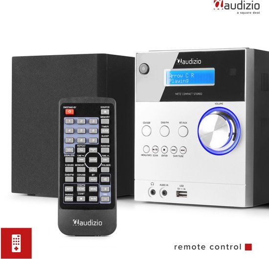 Ensemble stéréo - Audizio Metz - Radio DAB avec Bluetooth, lecteur