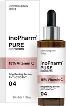 InoPharm Pure Elements 04 - Gezichtsserum voor het Oplichten van de Huid - 15% vitamine C - 30ML