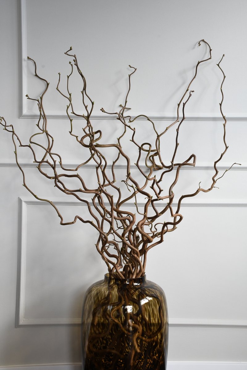 Branche décorative artificielle, longueur 90 cm, marron, sans