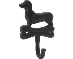 CGB GIFTWARE The Iron Works Dog Single Wall Hook H:15cm W:10cm D:5cm