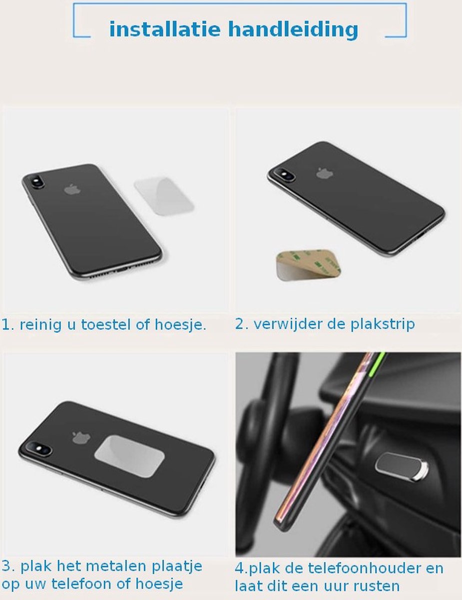 Magnetische Telefoonhouder Auto - Auto Accessoires - Telefoonhouders Auto - Autohouder Telefoon – foto 5