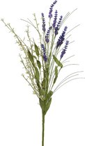 Everlands kunsttak lavendel - kunststof - paars - 4 x 13 x H75 cm